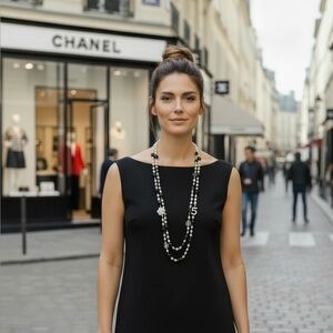 NWT Camellia Flower Necklace